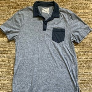 Retrofit Blue Mens Polo
